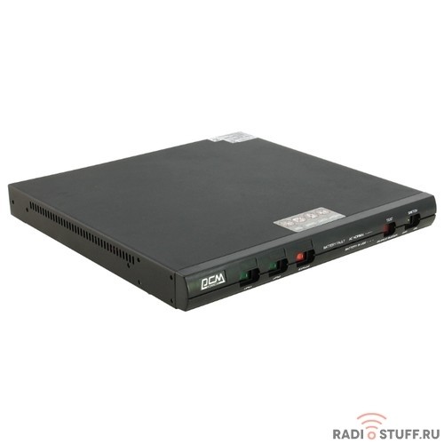 UPS PowerCom King Pro RM KIN-1000AP (1U) {Line-Interactive, 1000VA/800W, Rack, IEC, Serial+USB}