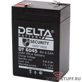 Rexant (30-6045-4) Аккумулятор 6В 4,5 А/ч