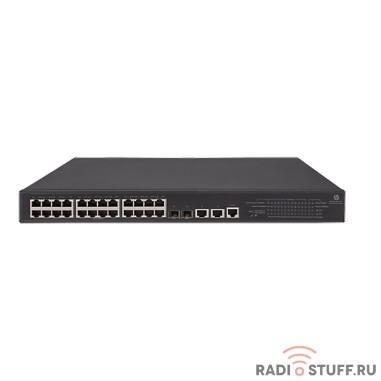 HP JG962A Коммутатор 1950-24G-2SFP+-2XGT-PoE+ Switch (24x10/100/1000 RJ-45 + 2x1G/10G RJ-45 + 2x1G/10G SFP+, web-managed, 19\") 