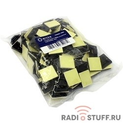 5bites CTM2020-100BK Площадка (самокл.)  для крепления стяжек, 20x20 мм., 100шт