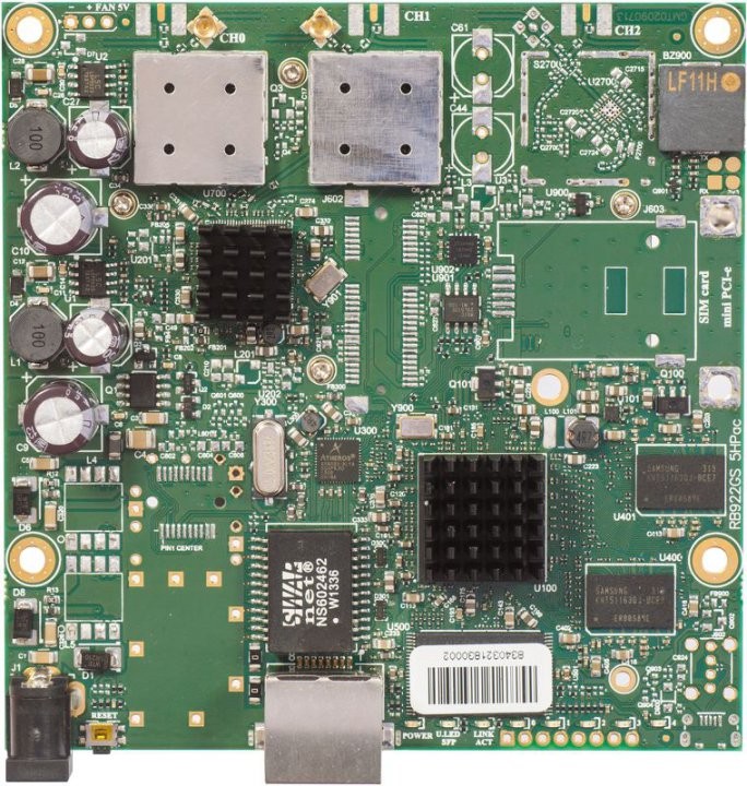 Плата Mikrotik RB911G-5HPacD