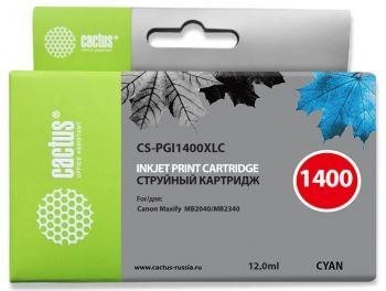 Картридж CYAN 12ML CS-PGI1400XLC CACTUS
