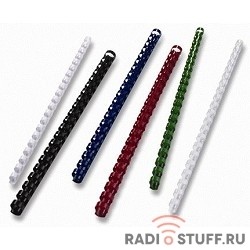 Office Kit  Пластиковые пружины BP2051 16 мм белые 100 шт.