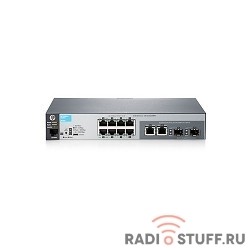 HP J9777A Коммутатор HP 2530-8G управляемый 8 x 10/100/1000 + 2 x SFP or 10/100/1000, Managed, L2