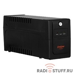 Exegate EP285555RUS ИБП ExeGate Power Back BNB-650.LED.AVR.EURO.RJ.USB <650VA/360W, LED, AVR,2 евророзетки, RJ45/11, USB, Black>
