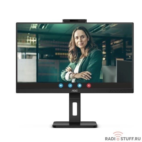 LCD AOC 27" Q27P3CW черный {IPS 2560x1440 75Hz 4ms 350cd 178/178 2xHDMI DisplayPort USB-C USB Speakers}
