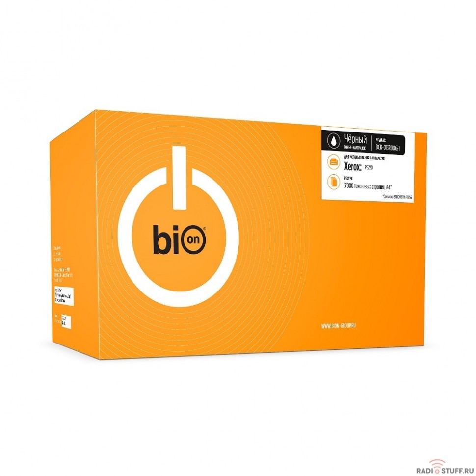 Bion 013R00621 Картридж для Xerox WorkCentre PE220 (3000  стр.), Черный
