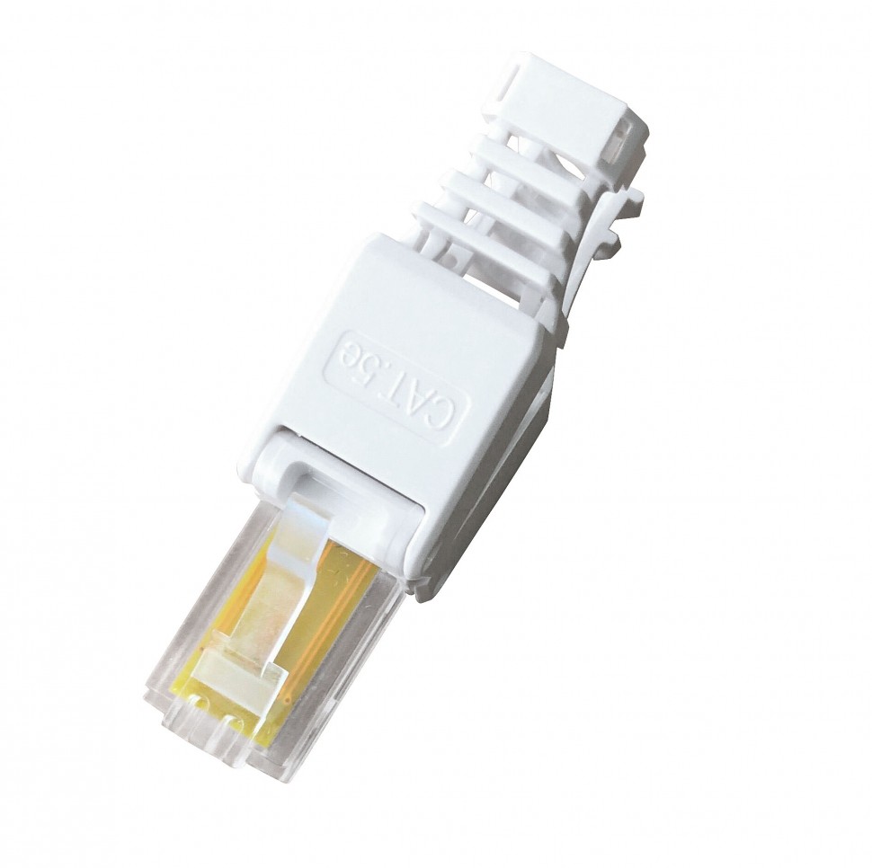 Коннектор RJ45 (8p8c) cat.5e, быстрозажимной ручной, для одножильного и многожильного  UTP кабеля, NETKO Optima