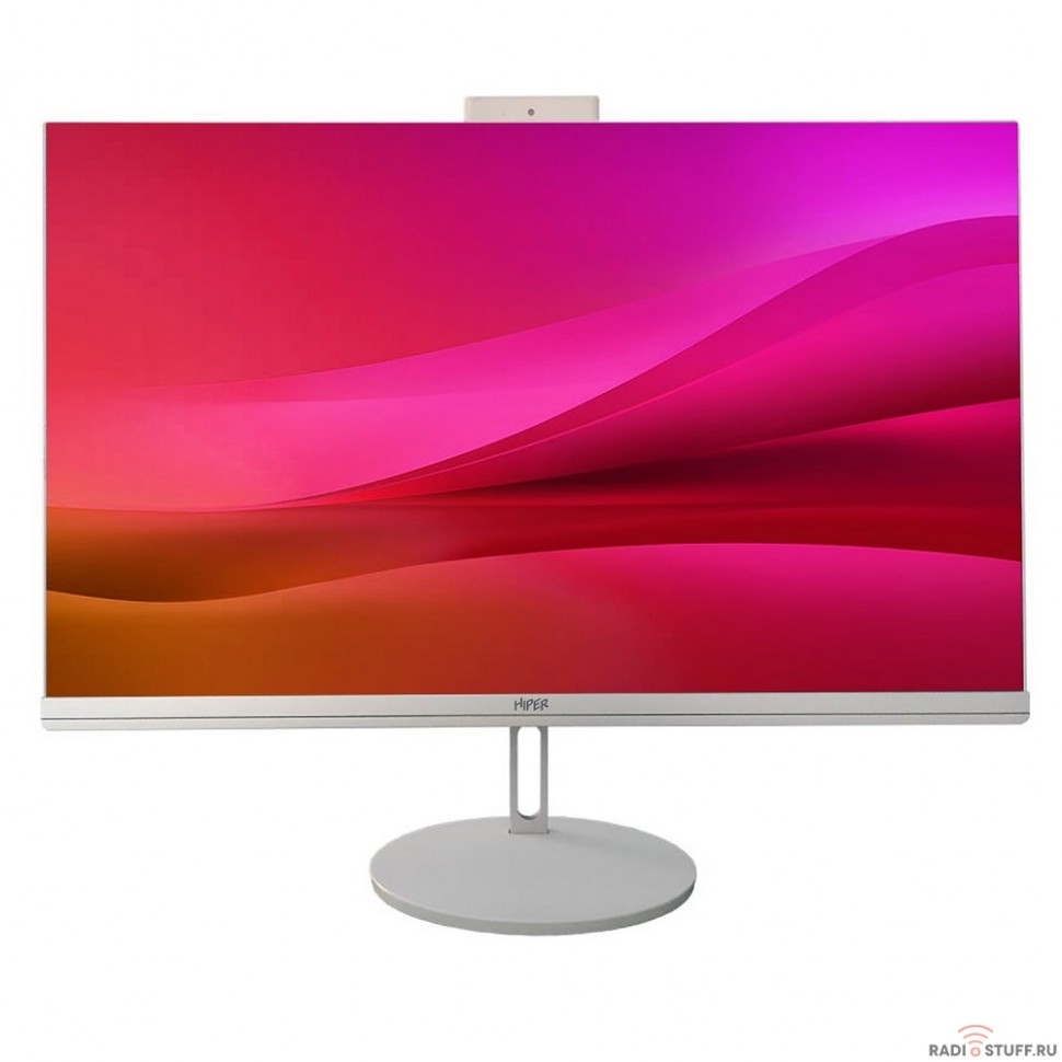 Hiper V10 [HO2ZHLFB6W] White 23.8" {FHD i3 12100/8Gb/SSD256Gb UHDG/W10Pro/kb/m}